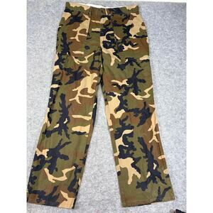 VINTAGE 90s Winchester Pants Mens Large Brown Camo Straight Military Hunting NWT